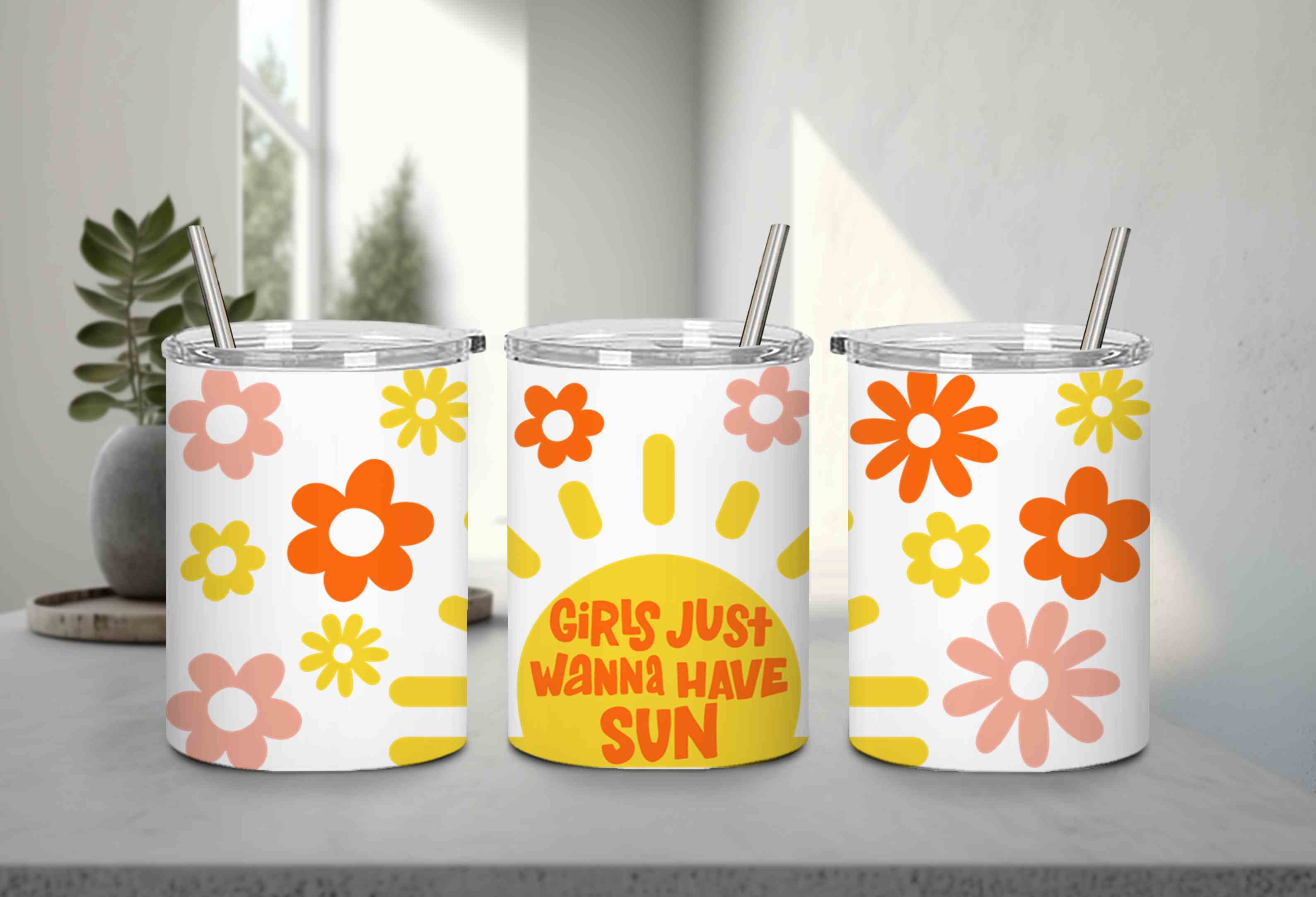 Girls Just Wanna Have Sun Floral-10684